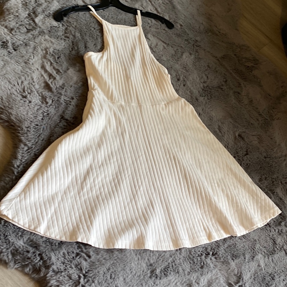 Forever 21 sexy beach  summer dress off white lightly used